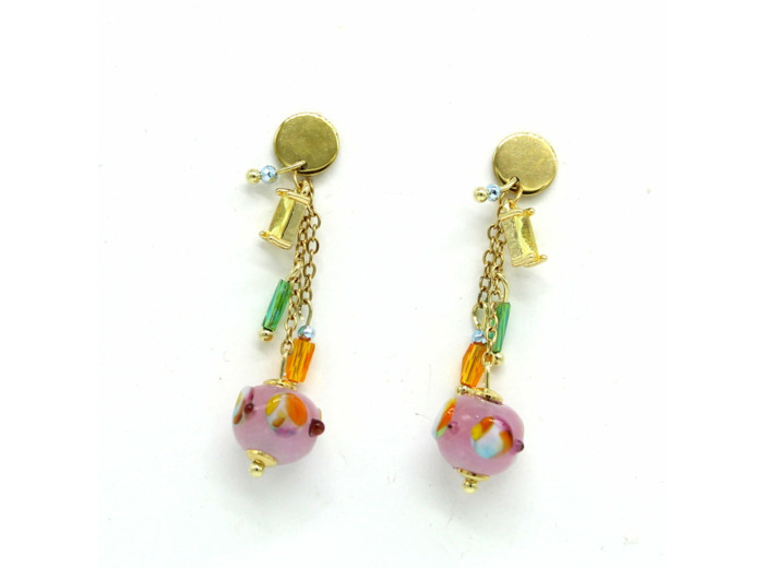 Boucles d'oreilles chainette Yuna