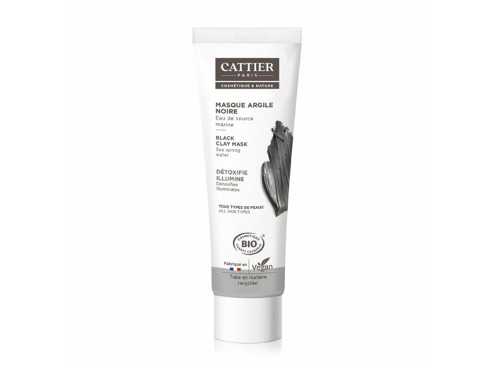 Masque Argile Noire Bio 100ml Cattier