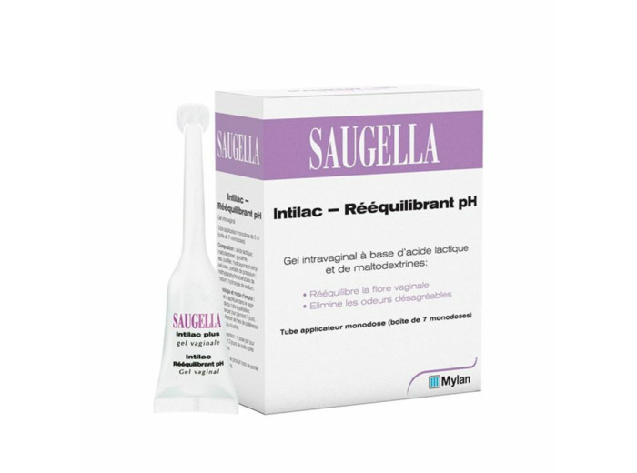 Gel Intravaginal 7 Monodoses Intilac Rééquilibrant pH Saugella