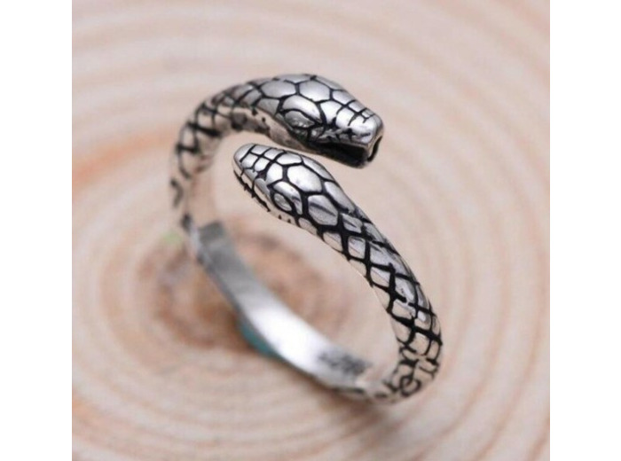 Bague homme serpent