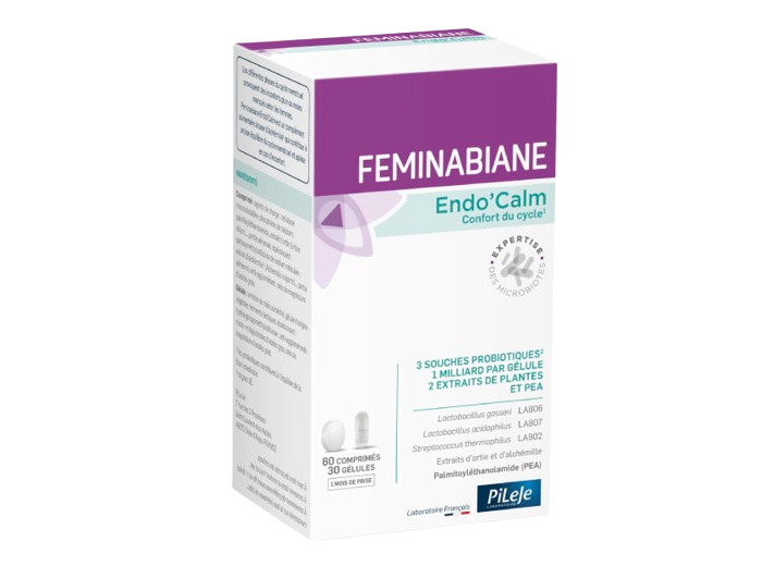 Feminabiane Endo'calm 60 comprimés + 30 gélules Pileje