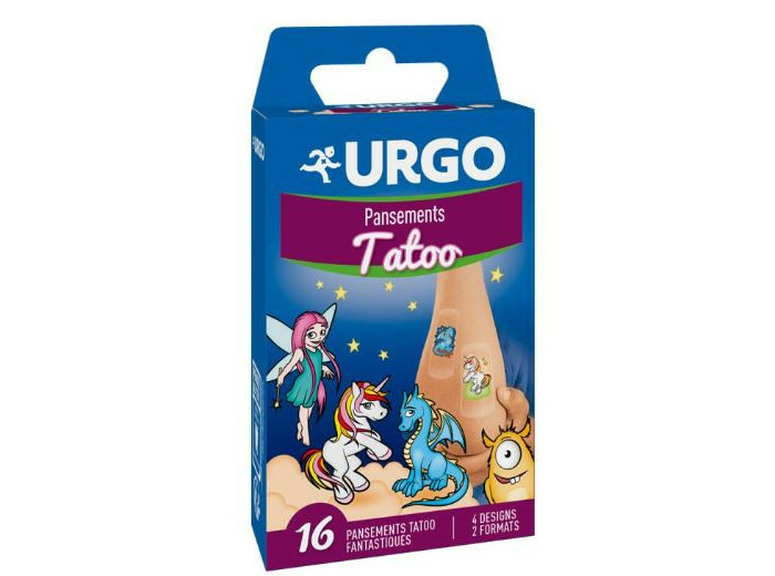 URGO TATOO B/16 PANSEMENTS