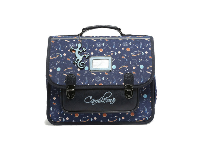 Caméléon Rétro Cartable 35cm Blue Planet