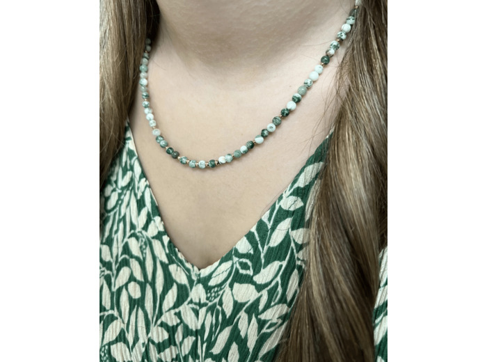 COLLIER AGATE ARBRE