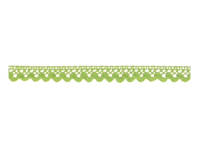 Ruban de dentelle en tissu adhésif - Vert