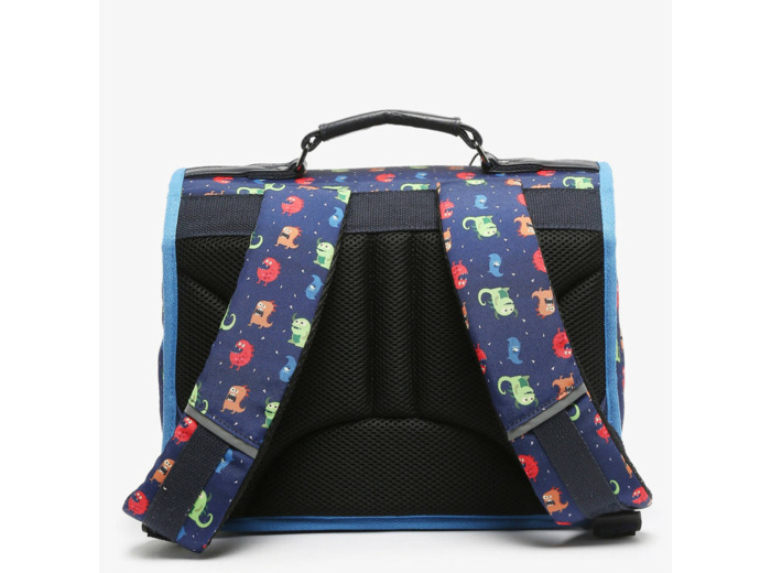 Caméléon Rétro Cartable 32cm Navy Monster
