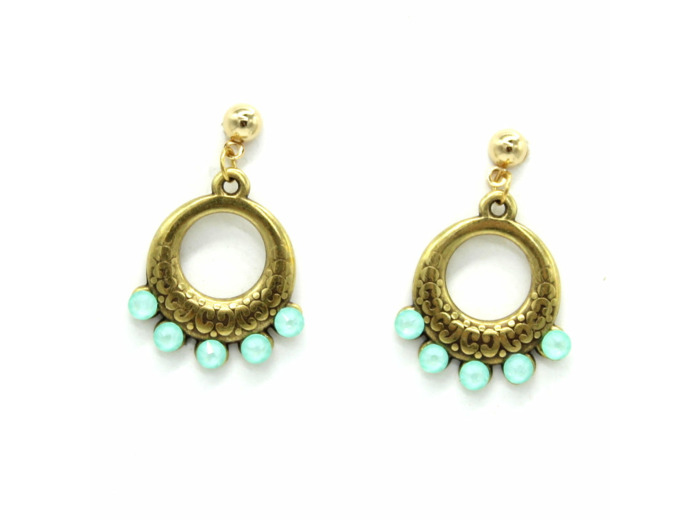 Boucles d'oreilles Citrus Coral