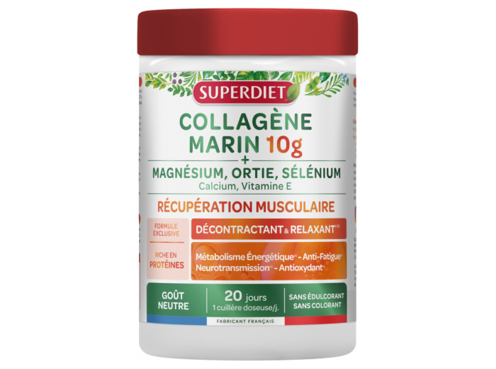SUPERDIET COLLAG MAR 10G MASSE MUSCU 240G