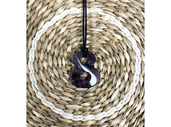 Pendentif infini améthyste