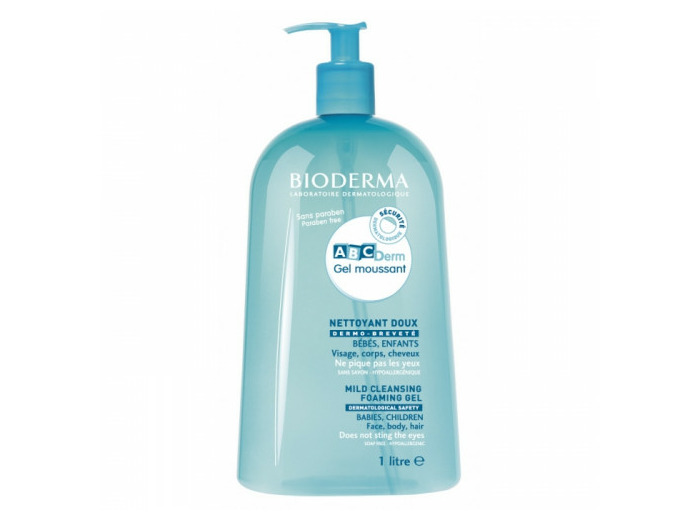 BIODERMA ABCDERM GEL MOUSSANT 1L