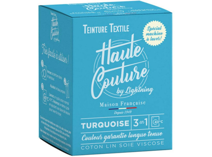 Teinture Haute couture turquoise