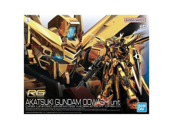 GUNDAM GUNPLA RG 1/144 AKATSUKI N°41 GUNDAM OOWASHI UNIT