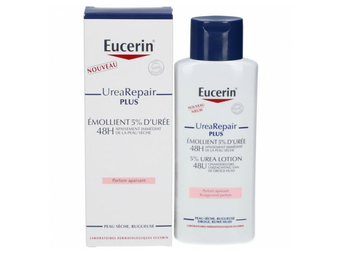 Lotion Corporelle Emollient 5% D'uree Parfume Plus 250ml UreaRepair Plus Eucerin