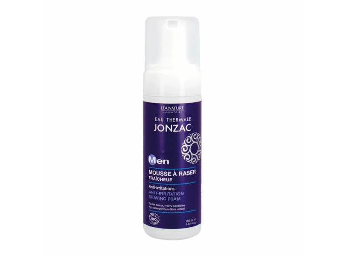 Mousse A Raser Anti-irritation Bio Men 150ml Eau thermale Jonzac