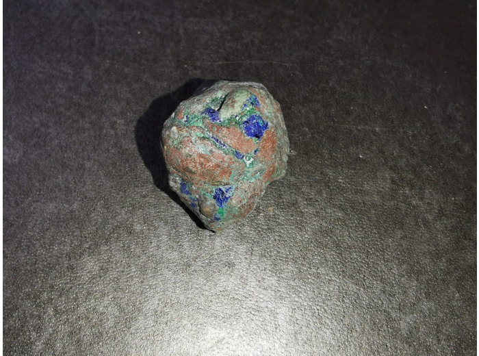 Azurite malachite pierre polie et brute 25g