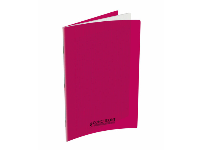 Cahier 24x32 - 48 pages - Séyès - Polypro - Rose