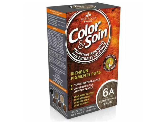 COLORampSOIN 6A - BLOND FONCE CENDR