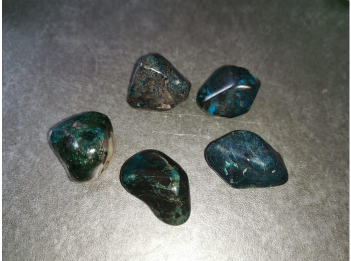 Azurite malachite pierres roulées