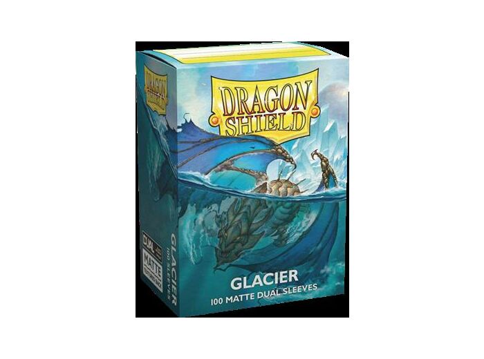 100 Dragon Shield Dual Matte - Glacier