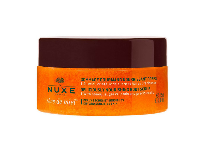 Gommage Gourmand Nourrissant Corps Peaux Seches Et Sensibles 175ml Reve De Miel Nuxe