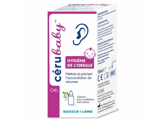 Hygiène de l'Oreille Cerubaby 15ml Bausch&Lomb