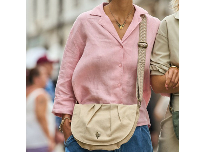 Le Voyage en Panier Stelina Besace Beige