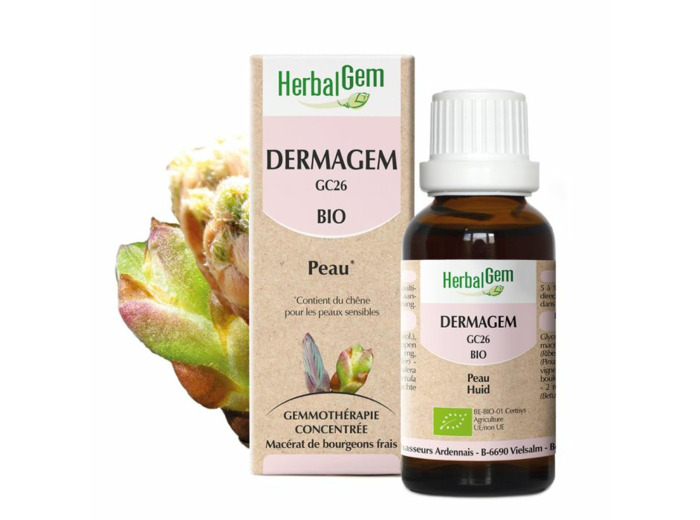 Dermagem Complexe Peau Bio 30ml Complexes De Gemmotherapie Herbalgem