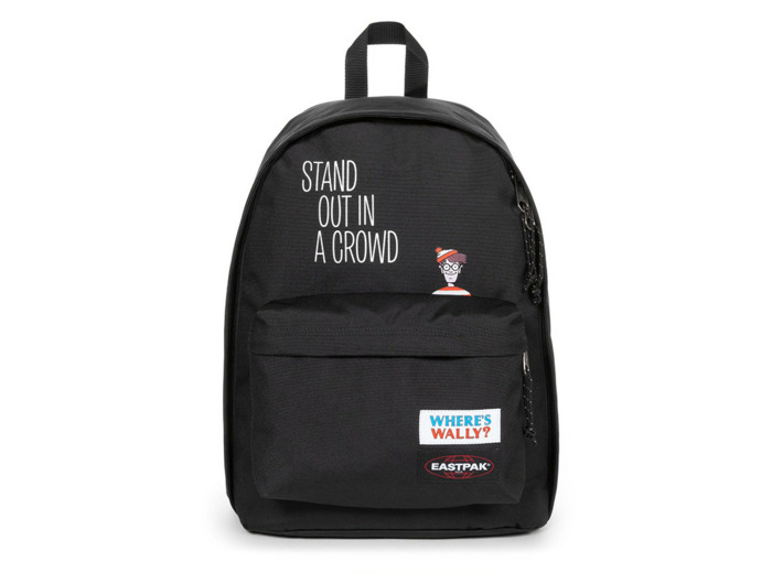 Eastpak Out Of Office Sac à Dos 13" Where is Wally 2e4 Silk Black