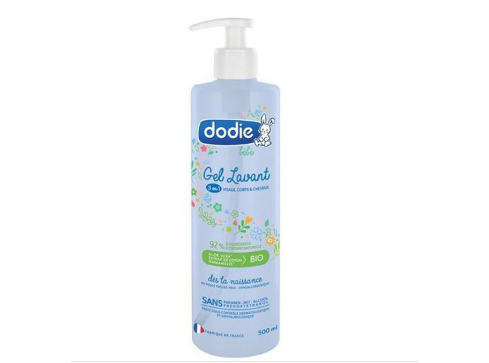 Gel Lavant 3-en-1 Des La Naissance 500ml Dodie