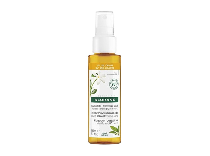 Huile protectrice capillaire au Tamanu BIO et Monoï Klorane