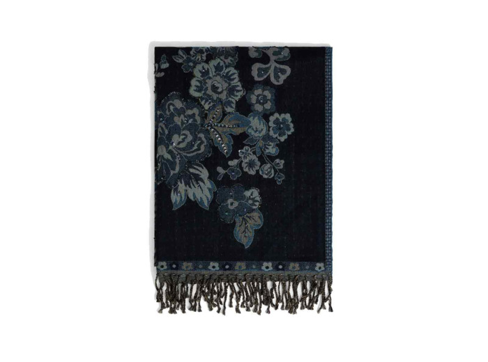Gerard Darel Echarpe Dorine Marine
