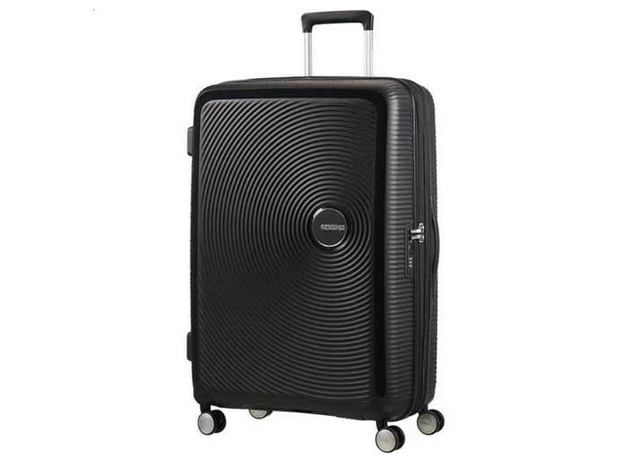 American Tourister Sound Box  77 cm Valise Trolley 4 Roues Black Bass