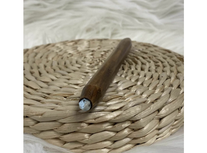 Biterminé larimar en bois