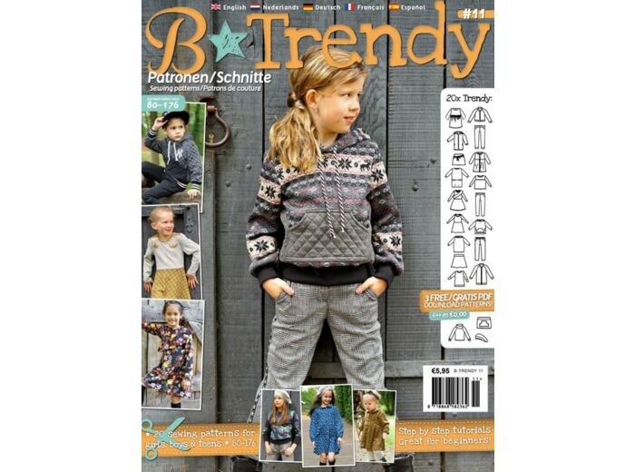 B Trendy 11, patrons de couture pour les enfants