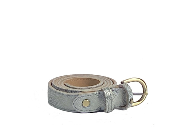 Mila Louise Pallas MX Ceinture Cuir Ajustable Azur Taille M