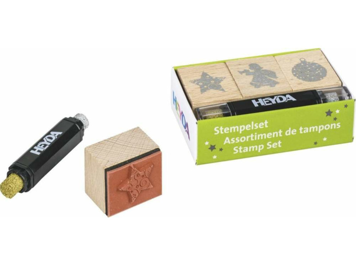 Lot de 3 Tampons de Noël