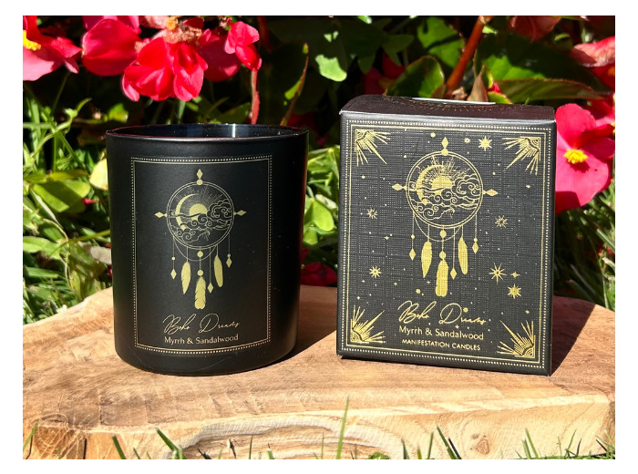 BOUGIE MYRRHE & BOIS DE SANTAL