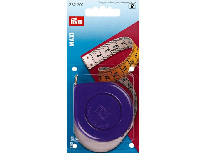 Mètre ruban enrouleur Maxi Prym