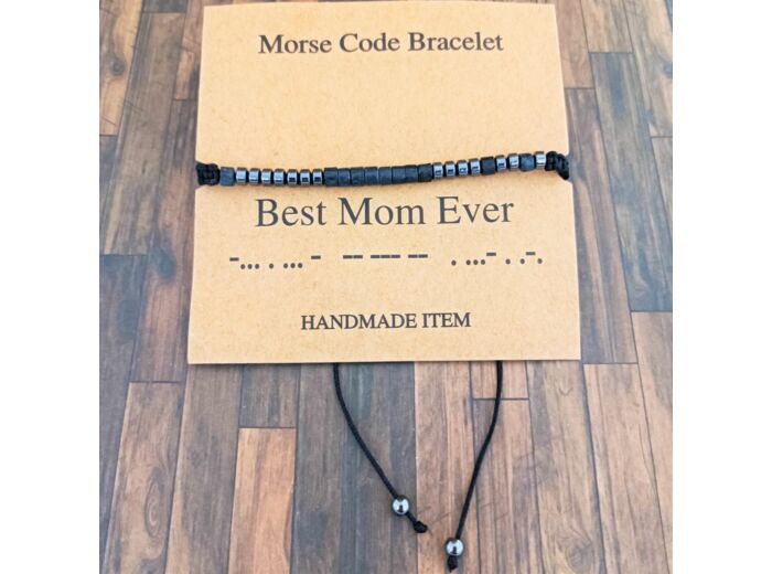 Bracelet à code "Best Mom Ever"