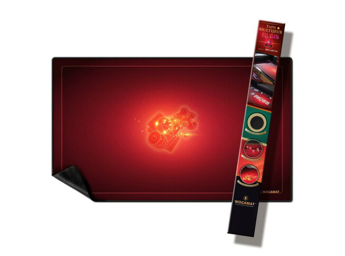 TAPIS MULTIJEUX RUBIS (TAILLE 2 ROUGE 60X100 CM)