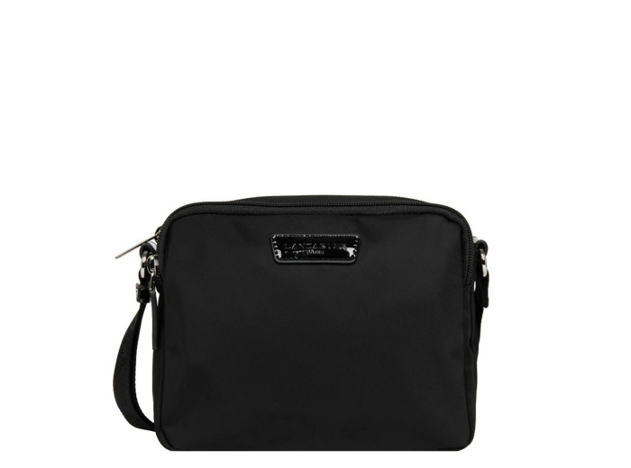 Lancaster Basic Verni Sac Pochette 514-61 Noir