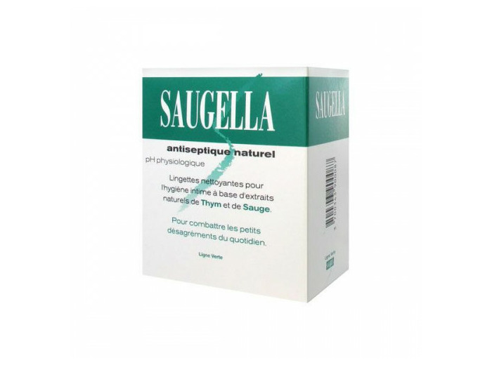 SAUGELLA  LINGETTE ANTISEPTIQUE 10