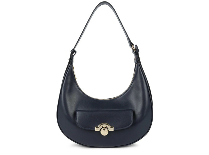 Lancaster Paris Médaille Sac Hobo 531-005 Bleu Fonce