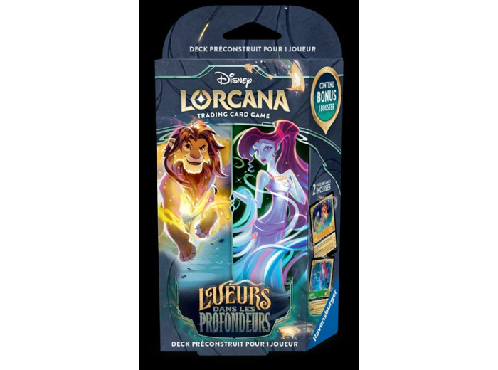[preco]Disney Lorcana S10 - Lueurs dans les Profondeurs - Starter Ambre/Émeraude