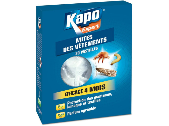 Pastilles anti-mites et acariens KAPO Expert (20 pastilles)