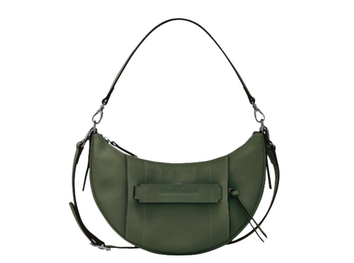Longchamp 3D Sac Demi-Lune Kaki