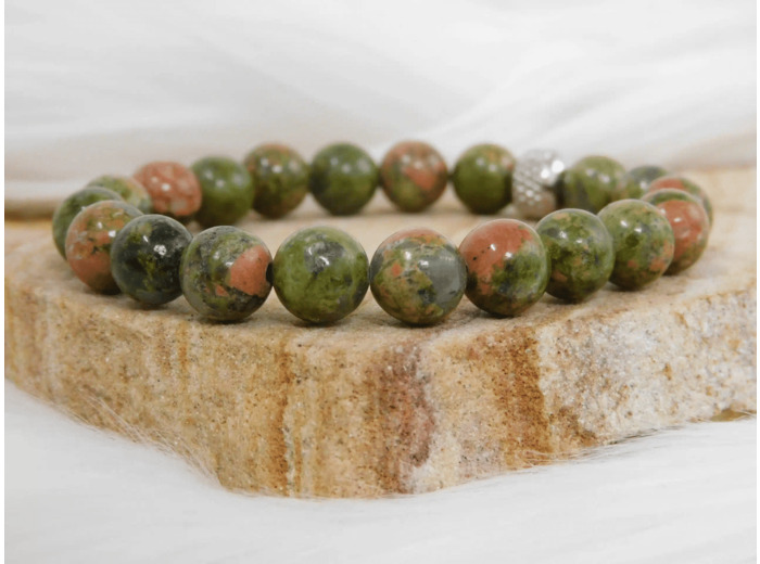 BRACELET JASPE UNAKITE