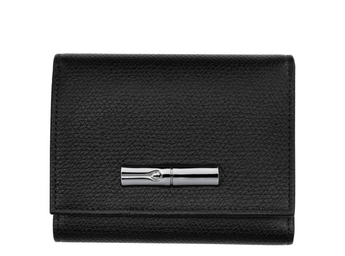 Longchamp Roseau Portefeuille Noir