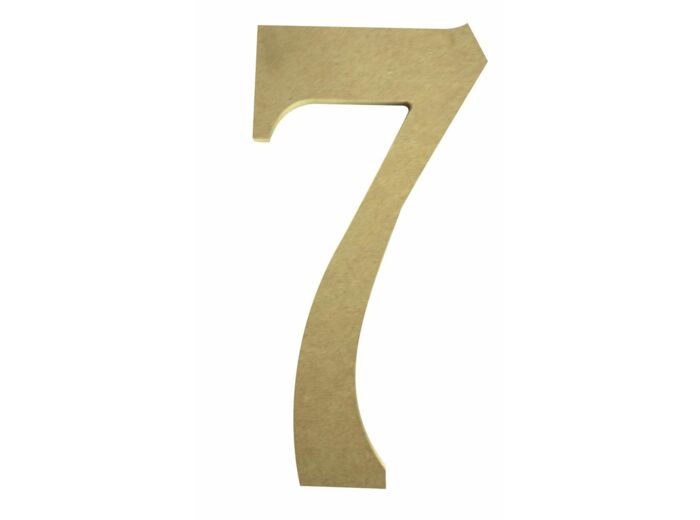 Chiffre "7" Mdf - 22 cm