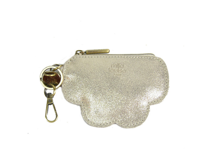 Mila Louise Nuage X Porte-Monnaie et Porte Clés Latte